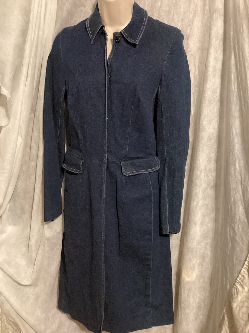 Blue Jean Denim Dress Stretch Comfort By Mix It Women's Size 10 Tall